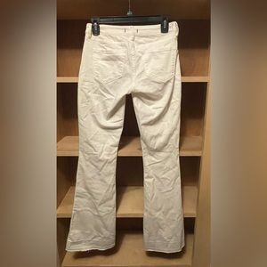 Bell Bottom White Jeans - New